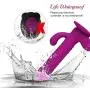 Rabbit Vibrator Massager Viberate Adult Toy for Clitoris Stimulation, OHYER Thrusting Dildo Vibrator Clit Stimulator with 6 Vibration Modes Power Suction Cup Adult Sex Toys for Couples and Women Rabbit Vibrator Massager Viberate Adult Toy for Clitoris Stimulation, OHYER Thrusting Dildo Vibrator Clit Stimulator with 6 Vibration Modes Power Suction Cup Adult Sex Toys for Couples and Women