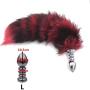 Joycentre Red Faux Fox Tail Stainless Steel Fun Plug Romance Games Play Party Toy Love Gift High Happy,Style 2