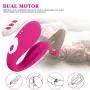 Couple Vibrator & G Spot Vibrator Remote Partner Vibrator Waterproof Rechargeable Dual Pleasure 12 Vibration Clitoris Nipple Vagina Orgasm Vibrator Sex Toy for Women Solo or Couples Fun (Pink1) Couple Vibrator & G Spot Vibrator Remote Partner Vibrator Waterproof Rechargeable Dual Pleasure 12 Vibration Clitoris Nipple Vagina Orgasm Vibrator Sex Toy for Women Solo or Couples Fun (Pink1)