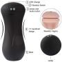 Male Sex Toys, iMiMi  Masturbator Vibrating Cup  with Sexy Moans, Pussy Cup Masturbation Adult Stroker Toys, Fully Automatic with 3D Realistic Vagina and USB Rechargeable for Men (Black)