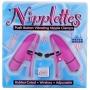 California Exotics Nipplettes Vibrating Nipple Clamps, Pink