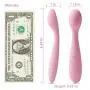 SVAKOM Keri - Pink Rechargeable, Contoured Vibrator - Waterproof Dildo - Vibrating Personal Massager - Sex Toys for Men, Women & Couples - Intelligent & Quiet