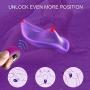 Wearable Vibrator with Wireless Remote Control for Clitoris Stimulation, Panty Vibe Clitoral Vibrator Mini Small Vibrator, Adult Sex Toys for Women and Couples (Purple)