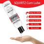 Squirtz Cum Unscented Lube, Water Based Silk Natural Personal Creamy 8 fL.OZ. Super Long Lasting, Free of Parabens, Life Like Personal Lubricant for Men, Women & Couples