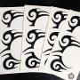 Leoars Face Temporary Tattoos, Face Neck Hands Arm Tattoos Sticker, Fake Tattoos for Halloween Costume Accessories and Outfit, 8-Sheet Leoars Face Temporary Tattoos, Face Neck Hands Arm Tattoos Sticker, Fake Tattoos for Halloween Costume Accessories and Outfit, 8-Sheet