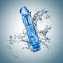 Eden 9" Soft Large Thick Realistic Vibrating Dildo, Multi Speed Powerful Vibrator, Sex Toy for Women, Blue