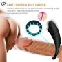 Cock Ring - Remote Control Vibrating Cock Ring/Penis Ring Silicon Dick Glans Ring Vibrator for Man Couple Solo Play to Enhance Erection Prolong Sex Time Adult Sex Toy Last Longer Orgasm Vagina Toy