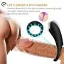 Cock Ring - Remote Control Vibrating Cock Ring/Penis Ring Silicon Dick Glans Ring Vibrator for Man Couple Solo Play to Enhance Erection Prolong Sex Time Adult Sex Toy Last Longer Orgasm Vagina Toy