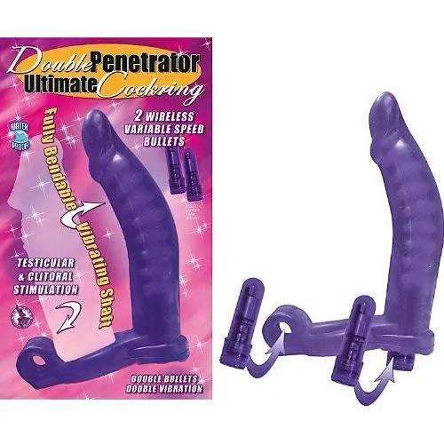 Nasstoys Double Penetrator Ultimate Cockring Purple