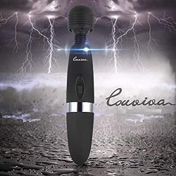Louviva Vibrator Cordless Handheld Personal Sex Massager Adult Toy for Women Couples - Powerful Quiet Magic Rechargeable Wireless Waterproof