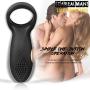 Male Longer Lasting Shake Rooster Cǒckríng with 9 Speeds,Silicone Happy Toys Shock Mens Lock Fine Rings Couple Male G-Sport Full Silicone Vibranting Clock Rings