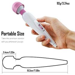 Mini Wand Massager Handheld Rechargeable for Sore Muscles Therapeutic Handheld Device, AV Vibrator for Women Vagina Clitoris Stimulator Adult Sex Toys