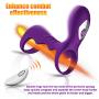 Easy to Clean Massage Tools Waterproof Rechargeable Male Ring Massage with Remote Control Adult Toys Play Stimulators Things for Men, Women and Couples