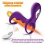 Easy to Clean Massage Tools Waterproof Rechargeable Male Ring Massage with Remote Control Adult Toys Play Stimulators Things for Men, Women and Couples