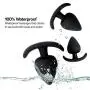 KM19-3Pcs/Size Silicone Plug Anale T-Base Soft Medical Grade Silicone Plug for Beginner (Black) KM19-3Pcs/Size Silicone Plug Anale T-Base Soft Medical Grade Silicone Plug for Beginner (Black)