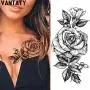 VANTATY 9 Sheets Charm Peony Rose Flower Temporary Tattoos for Women Body Art Blossoms Painting Washable Tattoo Stickers Fake Jewels Bracelet Design Forearm Tatoos for Adults Girls Wrist Arm VANTATY 9 Sheets Charm Peony Rose Flower Temporary Tattoos for Women Body Art Blossoms Painting Washable Tattoo Stickers Fake Jewels Bracelet Design Forearm Tatoos for Adults Girls Wrist Arm