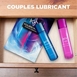 Lubricant for Him and Her, K-Y Yours & Mine Couples Lubricant, 3 oz, Couples Personal Lubricant and Intimate Gel. Sex Lube for Women, Men & Couples.