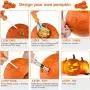 OOWOLF Halloween Pumpkin Carving Kit, 13 Pcs Halloween Sculpting Tools with 3 set Theme Fake Tattoo Noctilucous Body Stickers Halloween Party Decorations (Storage Case Included) OOWOLF Halloween Pumpkin Carving Kit, 13 Pcs Halloween Sculpting Tools with 3 set Theme Fake Tattoo Noctilucous Body Stickers Halloween Party Decorations (Storage Case Included)