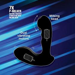 Alpha-Pro 7X P-Milker Silicone Prostate Stimulator with Milking Bead