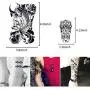 32 Sheets Temporary Tattoos Stickers, 12 Sheets Fake Arm Chest Shoulder Tattoos for Men with 20 Sheets Tiny Black Temporary Tattoos 32 Sheets Temporary Tattoos Stickers, 12 Sheets Fake Arm Chest Shoulder Tattoos for Men with 20 Sheets Tiny Black Temporary Tattoos