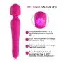 LED Light Vibrator Portable Electronic Mobile Computer USB Rechargeable Power Wireless Wand Massage Cordless Electric Massager LED Light Vibrator Portable Electronic Mobile Computer USB Rechargeable Power Wireless Wand Massage Cordless Electric Massager