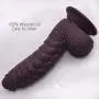 7.1 Inch Dildo Lifelike Realistic Penis with Handsfree Suction Cup Cock Dong Anal Sex Toys for Female Masturbation(Brown)