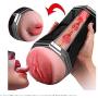 Sèx Vibrǎtòr Pocket Stroker Sleeve 5 vibrartion with Double Ended, rechageable Men Sex Toys Perfect for Endurance Trainer, Compact Design