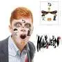 LessMo Halloween Glow in the Dark Tattoos, 10 Sheets Luminous Tattoo Stickers for Kids, Waterproof, Skeleton Pumpkin Cartoon, for Halloween Eve, Costume, Trick or Treat Party, Kids Gift LessMo Halloween Glow in the Dark Tattoos, 10 Sheets Luminous Tattoo Stickers for Kids, Waterproof, Skeleton Pumpkin Cartoon, for Halloween Eve, Costume, Trick or Treat Party, Kids Gift