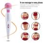 Mini Wand Massager Handheld Rechargeable for Sore Muscles Therapeutic Handheld Device, AV Vibrator for Women Vagina Clitoris Stimulator Adult Sex Toys