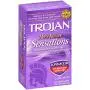 Trojan Her Pleasure Sensations Spermicidal Lubricated Condoms, 12ct Trojan Her Pleasure Sensations Spermicidal Lubricated Condoms, 12ct