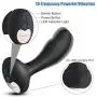 BOMBEX Vibrating Prostate Massager - Ultra Smooth Silicone P-Spot G-Spot Vibrator with 10 Speeds, Rechargeable & Waterproof Anal Sex Toy for Men Women and Couples, Matte Black BOMBEX Vibrating Prostate Massager - Ultra Smooth Silicone P-Spot G-Spot Vibrator with 10 Speeds, Rechargeable & Waterproof Anal Sex Toy for Men Women and Couples, Matte Black