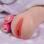 Male Masturbator Cup Sex Toys, iMiMi Masturbation Stroker Cup with Double Ends 3D Realistic Vagina Adult Sex Toys for Men (Flesh)