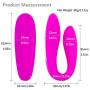 Uroer Tshirt Privacy Wireless Remote Control Privacy Funny Toys Rivacy Stimulator Double Jumping Toys for Women Toys for Privacy