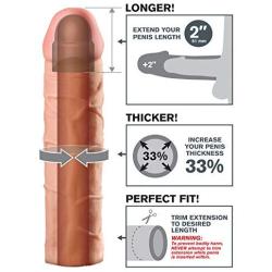 S-E-X_TOY_KISS-Realistic Thicker Cock Girth Enhancer Enlarger Penis-Extender Sleeve Extension ✨SHIPS FROM CALIFORNIA ✨DISCREET SHIPPING