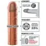 S-E-X_TOY_KISS-Realistic Thicker Cock Girth Enhancer Enlarger Penis-Extender Sleeve Extension ✨SHIPS FROM CALIFORNIA ✨DISCREET SHIPPING