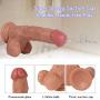 7 inch Lifelike Women Couple Squirting Toy with Strong Suction Cup Wand