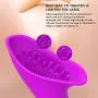 Clitoral Vibrator-Tongue Licking Vibrator with 10 Powerful Vibrations,Rechargeable,Soft Body-Safe Waterproof Silicone Sex Toys for Women Clit Stimulation Clitoral Vibrator-Tongue Licking Vibrator with 10 Powerful Vibrations,Rechargeable,Soft Body-Safe Waterproof Silicone Sex Toys for Women Clit Stimulation
