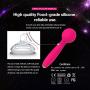 Happy Toys Max Massage AV Sticks Handheld Massagers Body Massager 10 Speed Vibration USB Rechargeable Waterproof Silicone Products Recovery Relaxation
