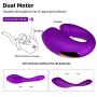 Remote Control Vibrator for Couple, YICO G Spot Vibrators for Women Clit Stimulator Adult Sex Toys, 12 Viberate Mode Dual Motor Anal Massager Dildo Waterproof USB Rechargeable