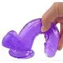Ultra-Soft Realistic Silicone 7.8 inch Dual Density Ultimate Cock with Strong Base (Purple)