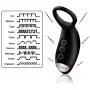 Vibrating Penis Ring with 10 Powerful Vibration Patterns for Couples, PALOQUETH Silicon Cock Ring Toy for Longer-Lasting Erections/Improved Sexual Skills Vibrating Penis Ring with 10 Powerful Vibration Patterns for Couples, PALOQUETH Silicon Cock Ring Toy for Longer-Lasting Erections/Improved Sexual Skills
