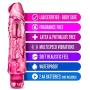 9" Soft Large Thick Realistic Vibrating Dildo - Multi Speed Powerful Vibrator - Waterproof - Sex Toy for Women - Sex Toy for Adults (Pink)