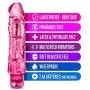 9" Soft Large Thick Realistic Vibrating Dildo - Multi Speed Powerful Vibrator - Waterproof - Sex Toy for Women - Sex Toy for Adults (Pink)