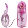 Doc Johnson The Bunny - Stimulator Egg - Multi-Speed Vibrating Egg Partially Coated in Soft Jelly - Cute Bunny Face and Ears - Pink