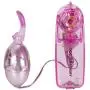 Doc Johnson The Bunny - Stimulator Egg - Multi-Speed Vibrating Egg Partially Coated in Soft Jelly - Cute Bunny Face and Ears - Pink