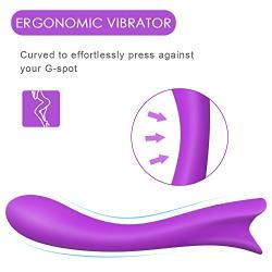 Waterproof Vibrator Dildo for Women with 9 Strong Vibration Modes for Effortless Insertion, PALOQUETH Silicone G Spot Vibrator Clitoral Vibrator for Exciting Stimulation- Ideal Sex Toy for Beginners