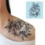 DaLin 4 Sheets Sexy Temporary Tattoos for Men Women Flowers Collection (Black Rose) DaLin 4 Sheets Sexy Temporary Tattoos for Men Women Flowers Collection (Black Rose)