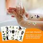 Halloween Tattoos for Kids Glow in The Dark, Kids Waterproof Tattoo Stickers for Kids Halloween Party Favor