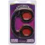 Doc Johnson Japanese Style Bondage - 100% Cotton Wrist or Ankle Cuffs - Quick, Easy Use and Removal, Black