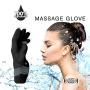 Fukuoku Black Left Hand Five Finger Vibrating Massage Glove - (fits Medium To Large Hand)